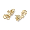 Brass Hook and S-Hook Clasps KK-G497-25G-2