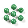 Opaque Solid Color Glass Beads GLAA-N007-8mm-A10-1