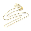 Brass Box Chain Necklaces for Women NJEW-M045-02G-1