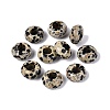 Natural Dalmatian Jasper European Beads G-N359-17A-05-1