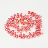 Electroplate Glass Beads Strands X-EGLA-J068-AB02-2