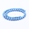 Synthetic Turquoise Beads Strands G-F531-6mm-J03-2
