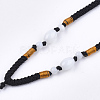 Nylon Cord Necklace Making MAK-T005-01D-2