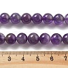 Natural Amethyst Beads Strands G-M445-8MM-01F-4