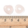 Natural Rose Quartz European Beads G-C252-01D-3