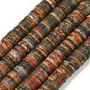 Natural Polychrome Jasper/Picasso Stone/Picasso Jasper Beads Strands G-G329-B03-8x1mm-3