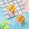 2 Rolls Round PET Metallic Thread MCOR-TADJ0001-01B-01-5