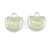 Alloy & Glass Pendants GL-CBA415D-13S-1