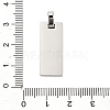 304 Stainless Steel Stamping Blank Tag Pendants STAS-Z126-03P-03-3
