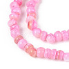 Natural Freshwater Shell Dyed Beads Strands SHEL-T020-29B-07-3