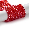Electroplate Glass Bead Strands EGLA-R015-4mm-23-2