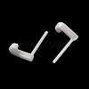 Hypoallergenic Bioceramics Zirconia Ceramic Stud Earrings EJEW-F340-04J-2