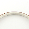 Plain Headwear Hair Accessories Plastic Hair Band Findings OHAR-S187-07-5
