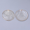 Natural Capiz Shell Big Pendants X-SHEL-S274-89-2