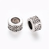 Tibetan Style Alloy European Beads X-LF8485Y-1
