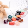 Mixed Acrylic Gemstone Beads Oval Beads X-PGB277Y-3