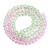 Transparent Glass Beads Strands X-GLAA-E036-07U-3
