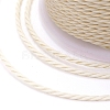 Round Waxed Polyester Cord YC-G006-01-1.0mm-12-2