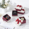 Paper with Polyester Bowknot Gift Boxes CON-WH0095-224B-4