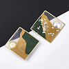 Epoxy Resin Pendants X-RESI-S365-47A-2
