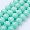 Natural Malaysia Jade Bead Strands G-F488-8mm-22-1