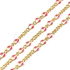 Brass Enamel Figaro Chains CHC-L053-09G-06-1