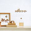 Laser Cut Unfinished Basswood Wall Decoration WOOD-WH0113-093-7