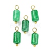 Natural Green Jade Cloumn Pendants STAS-H221-04G-04-1