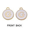 Golden Plated Alloy Charms ENAM-SZ0001-25A-G-2
