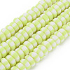 Handmade Polymer Clay Beads Strands CLAY-N008-042J-1