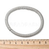 304 Stainless Steel Stretch Bangles for Women BJEW-P315-02G-P-5