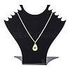 Stereoscopic Organic Glass Necklaces Displays X-NDIS-N001-04-2
