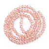Electroplate Glass Beads Strands X-EGLA-A034-T6mm-B32-2