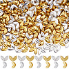 400Pcs 2 Colors Alloy Beads FIND-SP0002-37-1