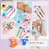 10Pcs 5 Styles Cattle Food Grade Eco-Friendly Silicone Beads SIL-SZ0001-69-6