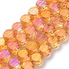 Electroplate Glass Beads Strands EGLA-C010-01A-HR01-1