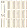 40Pcs Brass Big Pendants KK-WR0001-89-1