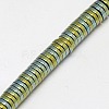Electroplate Non-magnetic Synthetic Hematite Beads Strands G-J164A-4mm-08-3