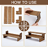 2-Tier Wood Model Toy Display Riser ODIS-WH0329-68C-6