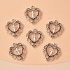 Tibetan Style Alloy Pendants TIBE-YW0001-43-2