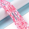 Handmade Polymer Clay Beads Strands CLAY-R089-3mm-006-2