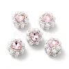 Polymer Clay Rhinestone Beads RGLA-D050-04B-2