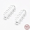 Sterling Silver Slide Lock Clasps STER-K035-03-3