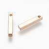 Brass Charms X-KK-WH0019-01KCG-1