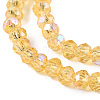 Electroplate Glass Beads Strands EGLA-A044-T1mm-L03-5
