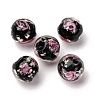 Luminous Handmade Glod Sand Lampwork Beads Strands LAMP-B028-03Q-10mm-5