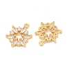 Brass Micro Pave Cubic Zirconia Charms CU-CBA8183-07G-A-2