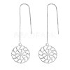 Trendy Brass Threader Earrings EJEW-BB21073-1