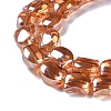 Electroplate Glass Beads Strands EGLA-Q128-05A-PL01-3