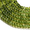 Dyed Imitation Gemstone Glass Beads Strands LS-GL-Z001-03A-15-2